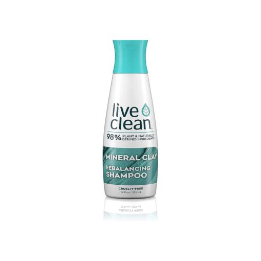 Live Clean Shampoo, Rebalancing Mineral Clay, 12 Oz