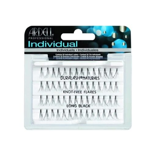 Ardell Duralash Individual Eyelashes No Knot Naturals Long Black ( 3 Pack )