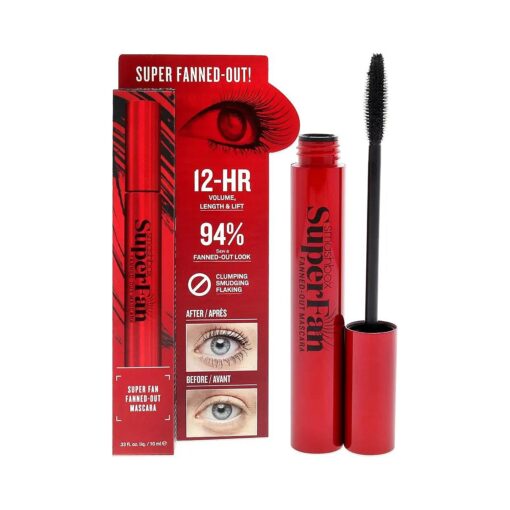 Super Fan Lash Lengthening Mascara, 12-Hour Length and Lift