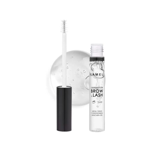 LAMEL Lamination Clear Brow and Lash Gel - Megafixing Eyebrow Glue, Clear Eyebrow Gel, Waterproof & Sweat-Proof Clear Mascara, Setting for Feathered & Fluffy Brows - Flawless Eyebrow Makeup