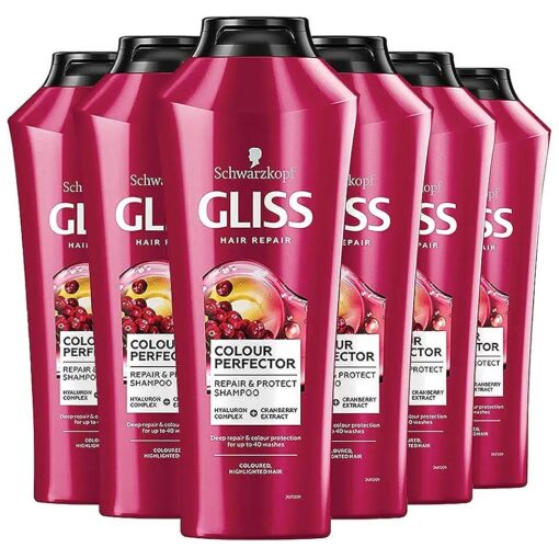 Schwarzkopf Gliss Colour Protect Shampoo 250 ml - Pack of 6