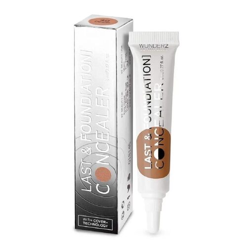 WUNDER2 LAST & FOUNDATION Makeup Concealer ( Deep Color ) Long Lasting Coverage Of Blemishes Dark Circles Under Eye