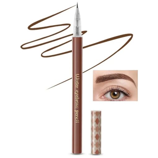 Boobeen Liquid Eyebrow Pen, Micro Brow Pen-0.01mm Precision Tip, Eyebrow Filler Pencil Creates Natural Eyebrow Makeup Long Lasting