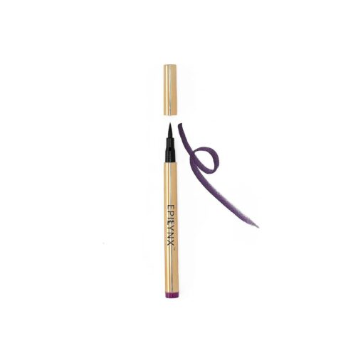 Vegan Gluten & Allergen Free Liquid Eyeliner Pencil | Long Lasting Waterproof Eyeliner with Precision Tip | 2ml | Purple By Dr. Liia