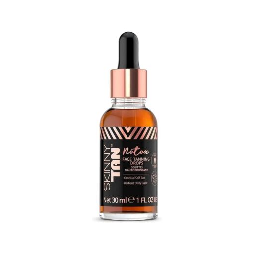 Notox Face Tanning Drops by Skinny Tan for Women - 1 oz Serum