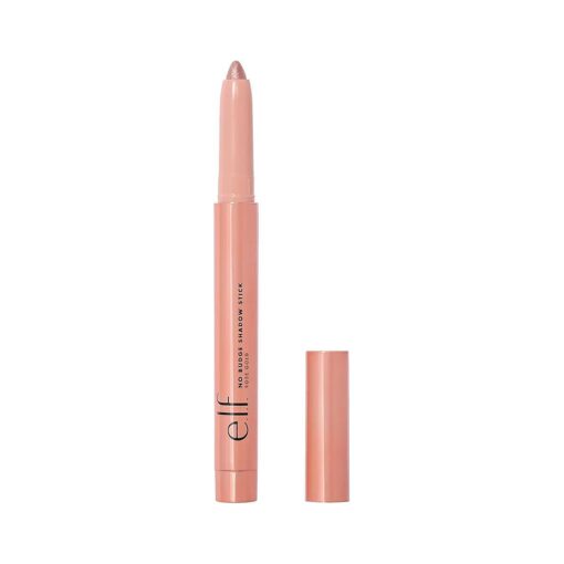 e.l.f, Cosmetics No Budge Shadow Stick, Longwear, Smudge-Proof Metallic Eyeshadow, Rose Gold, 0.056 Oz ( 1.6g )