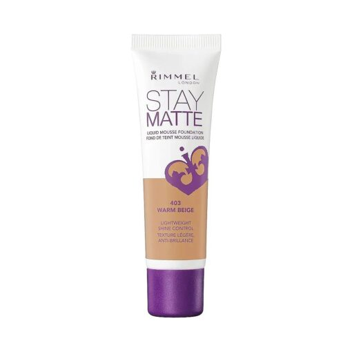 Rimmel Stay Matte Foundation, Warm Beige, 1 Fluid Ounce