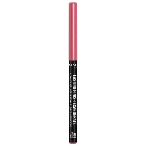 Rimmel Lasting Finish Exaggerate Automatic Lip Liner - Rich, Smooth Formula for Long Lasting Lip Looks - 63 Eastend Pink, .01oz