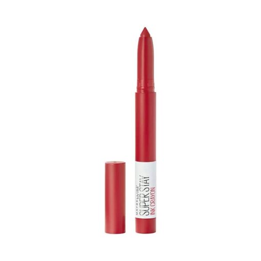 Maybelline Lipstick, Superstay Matte Ink Crayon Longlasting Red Lipstick with Precision Applicator 45 Hustle In Heels