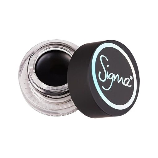 Sigma Beauty Gel Eyeliner - Wicked - Blackest Black Matte - 8 Hour Wear - Water & Fade Resistant Formula - Glides on Easily, Smudge Proof Eyeliner - Gel Eyeliner for Cateye Winged Eye Liner - 0.07 oz