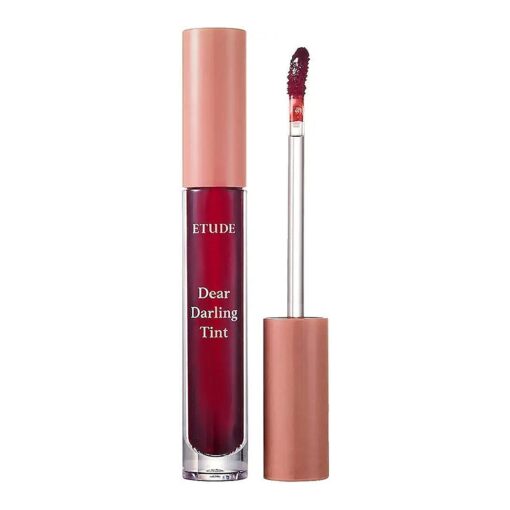 ETUDE Dear Darling Water Gel Tint # RD309 Muhly Red | Long-Lasting Moisture Lips Stain with Autumn Red Colors | Kbeauty