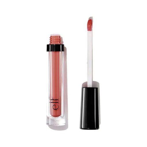 e.l.f, Cosmetics Tinted Lip Oil, Long Lasting & Sheer Coverage, Non-Sticky, Hydrates, Adds Shine, Infused with Jojoba, Apricot & Vitamin E, Pink Kiss, 0.1 Oz