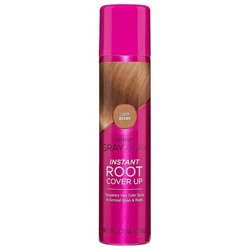 EVERPRO Gray Away Instant Root Cover Up Spray 2.5oz - Light Brown