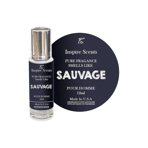 Fragrance Perfume Oil Sauvage Cologne Roll On Body Oil for Men, 1 pack, 1.0 Fl Oz