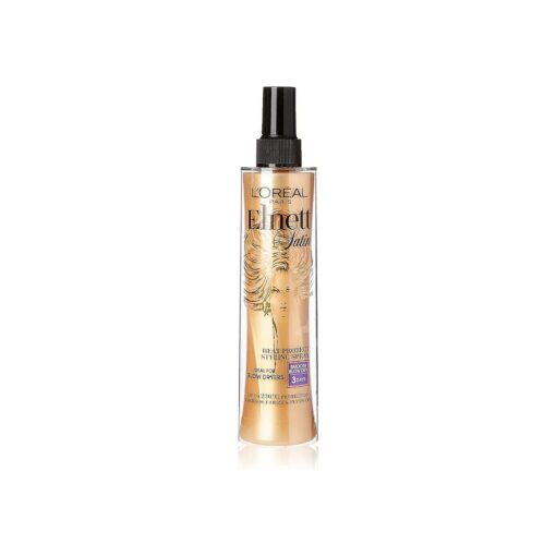 L'oreal Elnett Satin Heat Protect Styling Straight Hair Spray, 170 Ml