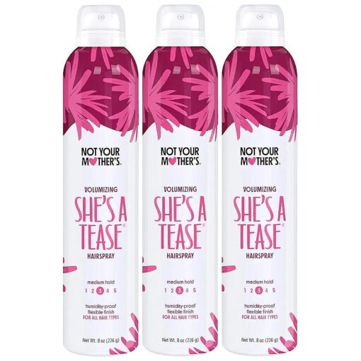 She 's a Tease Hairspray ( 3-Pack ) - 8 oz - Volumizing Hairspray - Firm Yet Flexible Hold for Volume That Lasts