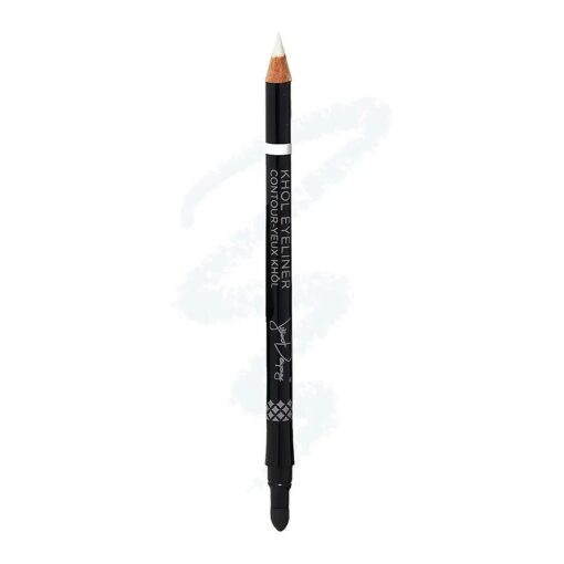 Jillian Dempsey Khol Eyeliner | Waterproof Eyeliner Pencil with Built-in Smudger | Long-Lasting Intense Color | Vegan I FTA White