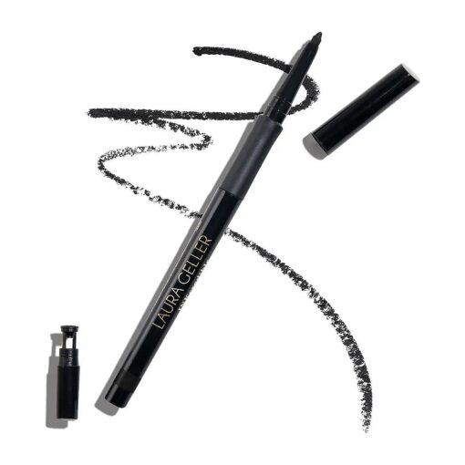 LAURA GELLER NEW YORK INKcredible Gel Eyeliner - Blackbird - Waterproof Smudge-proof Eyeliner Pencil - Built in Sharpener