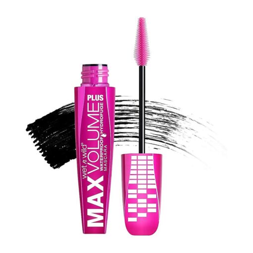 wet n wild Max Volume Plus Waterproof Mascara - Amp 'd Black