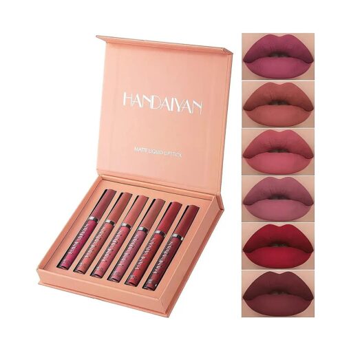 Matte Liquid Lipstick Makeup Set ( A )