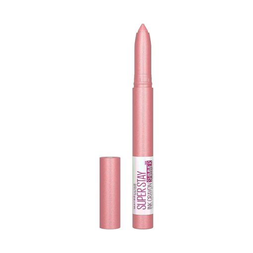 MAYBELLINE New York Super Stay Ink Crayon Matte Longwear Lipstick Makeup, Long Lasting Matte Lipstick with Built-In Sharpener, Limited Edition Birthday Collection, Piece of Cake, 0.04 oz