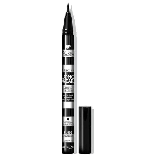 Kokie Precise Longwear Liquid Eyeliner, Waterproof, Smudge Proof