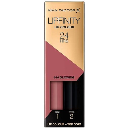 Max Factor Lipfinity Lip Stick, No.16 Glowing, 0.14 Ounce