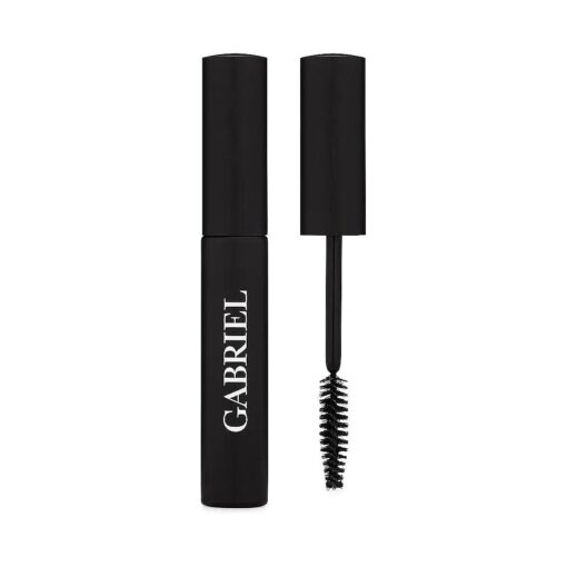 Gabriel Cosmetics Mascara ( Black ), Natural, Paraben Free, Vegan, Gluten free, Cruelty free, No GMO, Voluminous full lashes, Non flaky, Water resistant, 0.25 Fl Oz .