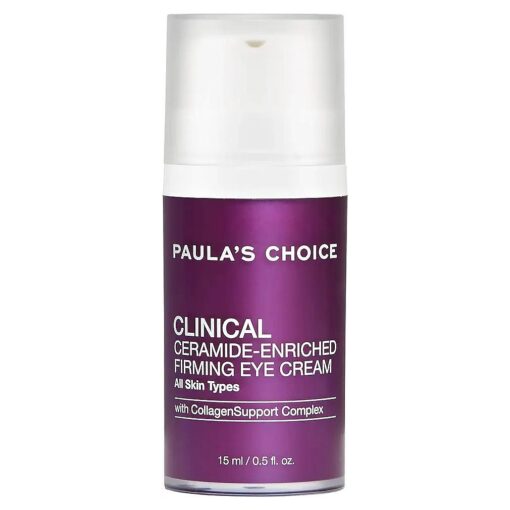 Paula 's Choice CLINICAL Ceramide Firming Eye Cream with Vitamin C and Retinol, for Fine Lines, Wrinkles and Loss of Firmness