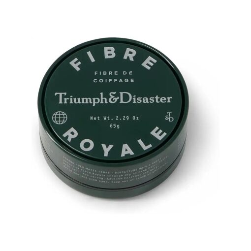 TRIUMPH & DISASTER | Fibre Royale Hair Styling Wax | Strong Hold Pomade for Thick Hair - Natural Finish for Men & Women, 65g