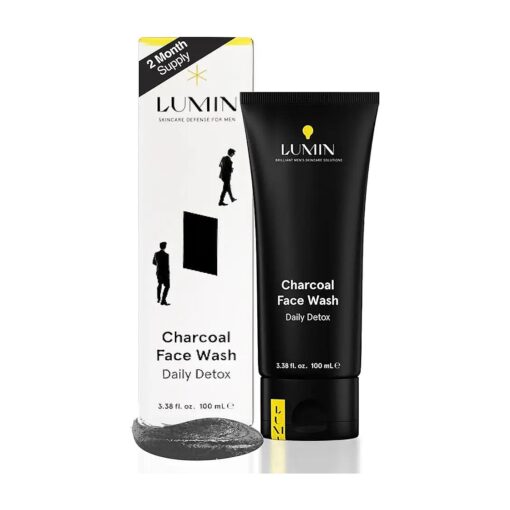 Lumin Charcoal Face Cleanser for Men,100ml, 1-Pack