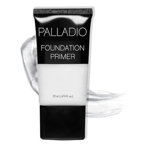 Palladio Foundation Primer, Lightweight and Velvety Primer with Aloe Vera and Chamomile, Wear Alone or As Foundation Base, Minimizes Fine Lines and Pores, Helps Makeup Last Longer, 0.674 oz