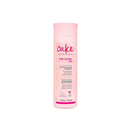 Cake Beauty The Glow Up Lustrous Shine Shampoo, Vegan and Sulfate-Free, 10 oz