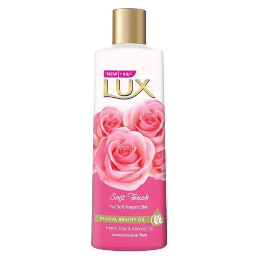 Lux Soft Touch Silk Essence & Rose Infusion Moisturising Body Wash, 240ml