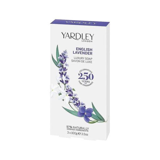 Yardley Of London Yardley English Lavender By Yardley Of London For Women, Luxury Soap Pack 3 X 3.5-Ounces