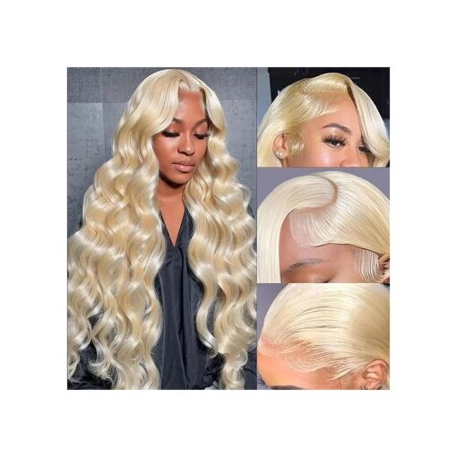 NOELLA 613 Blonde Lace Front Wig Human Hair 30 Inch 13x4 Body Wave Lace Front Wigs Human Hair Pre Plucked 613 HD Lace Frontal Human Hair Wigs for Women