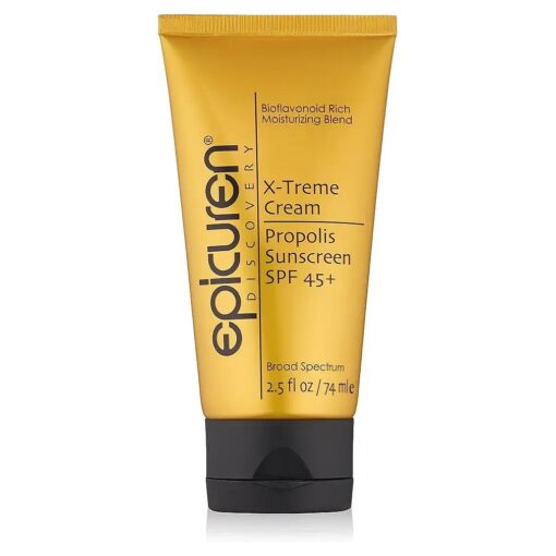 X-treme Cream Propolis Sunscreen SPF 45+, Yellow, 2.5 Fl Oz