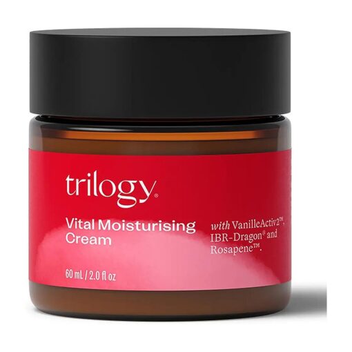 Trilogy Vital Moisturising Cream, Enhanced Formula with Rosapene, VanilleActiv2 & IBR-Dragon, 2.0 fl oz