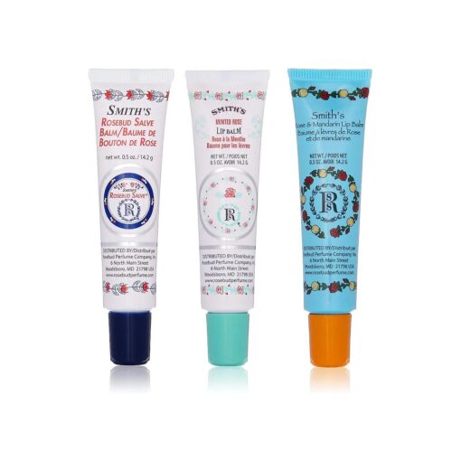 Rosebud Trio Lip Balm Assortment, 0.5 Ounce