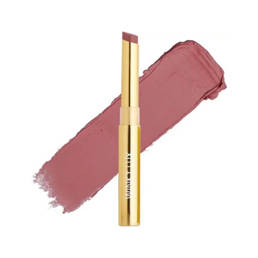 Winky Lux Skinny Plump Demi-Matte Lipstick, Natural Plump Lipstick, Weightless Long Lasting Soft Matte Lip Crayon, Infused with Hyaluronic Acid & Plum Oil, Love Letter