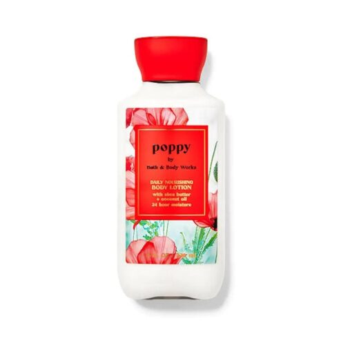 Bath & Body Works Poppy Body and Hand Lotion Pack of, 8oz ( Poppy )