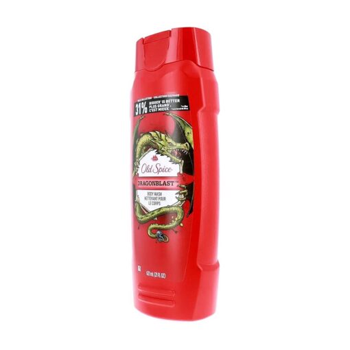 Old Spice Wild Collection Body Wash, Dragonblast, 21 Fluid Ounce ( Pack of 2 ) 2