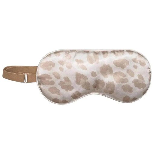 Kitsch Satin Eye Mask for Sleeping Women, Softer Than Silk Sleep Mask | Satin Blindfold | Travel Eyemask & Light Blocking Eye Shade Cover | Night Sleep Eye Masks for Women & Men ( Leopard )