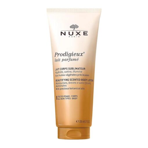 Prodigieux Beautifying Scented Body Lotion - Luxurious Skin Moisturizer with Coconut, Argan & Almond Oil, 6.7 Fl Oz