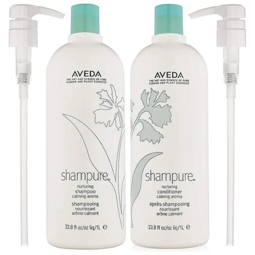 Aveda Shampure Nurturing Shampoo & Conditioner Set Liter +2 Pumps