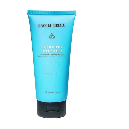 Faccia Bella Shaving Butter 7 fl oz Cream Lotion After Shave with Sweet Almond Oil ...