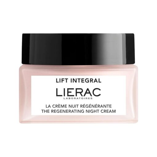 Lierac|Lift Integral Firming Night Cream with Hyaluronic Acid - Face Moisturizer for Women, Reduces Appearance of Wrinkles, Creme de Nuit with Natural Ingredients, Hydrating Night Cream|50 ml