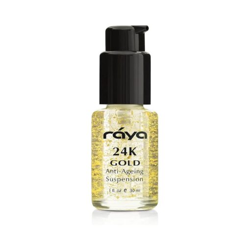 RAYA 24K Gold Anti-Aging Suspension ( 510 ) | Anti-Aging Facial Treatment Serum for All Skin Types | Made with Pure 24 Karat Gold | Softens and Helps Reduce Fine Lines and Wrinkles