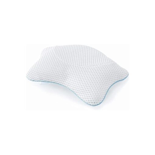 Non Slip Bath Pillow, Luxury Spa Bathtub Head & Neck Rest Support, Permeable Quick Drying Air Mesh Tub Pillow with 4 Large Suction Cups, Fits Any Tubs, Soft and Relaxing