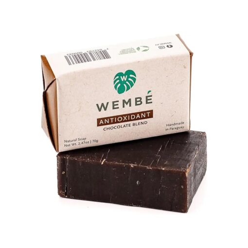 Soap Bar Handmade in Paraguay + Natural Essential Oils & Fruits - Antioxidant Chocolate ( 2.47oz )